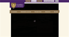 Desktop Screenshot of elmira.edu
